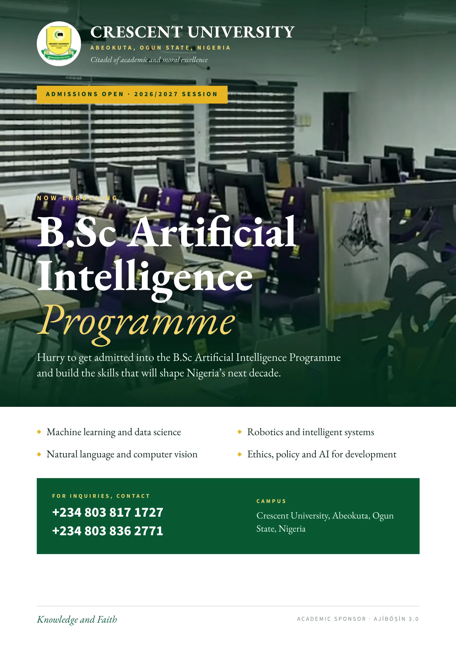 Programme brochure, page 2