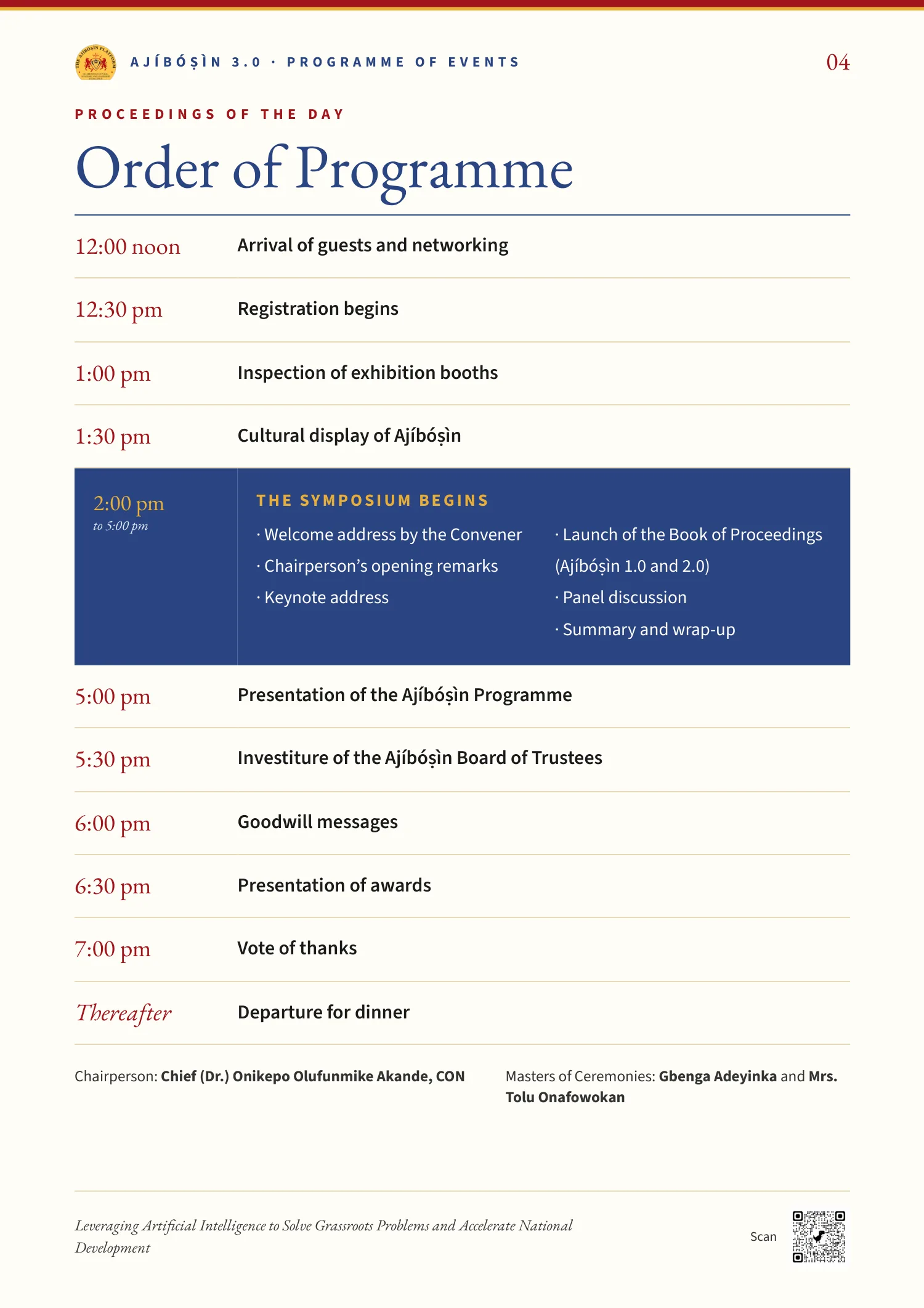 Programme brochure, page 4