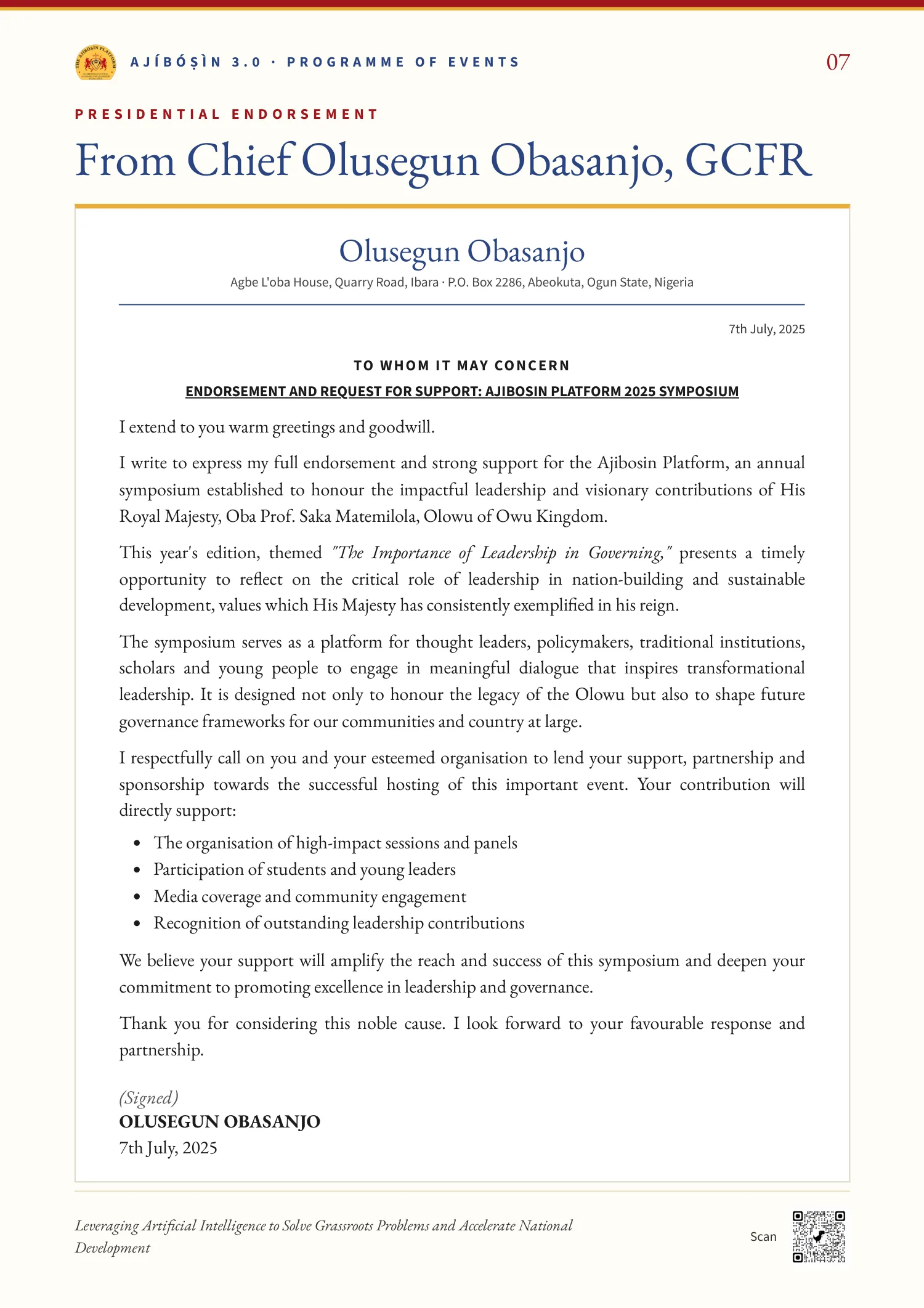 Programme brochure, page 7