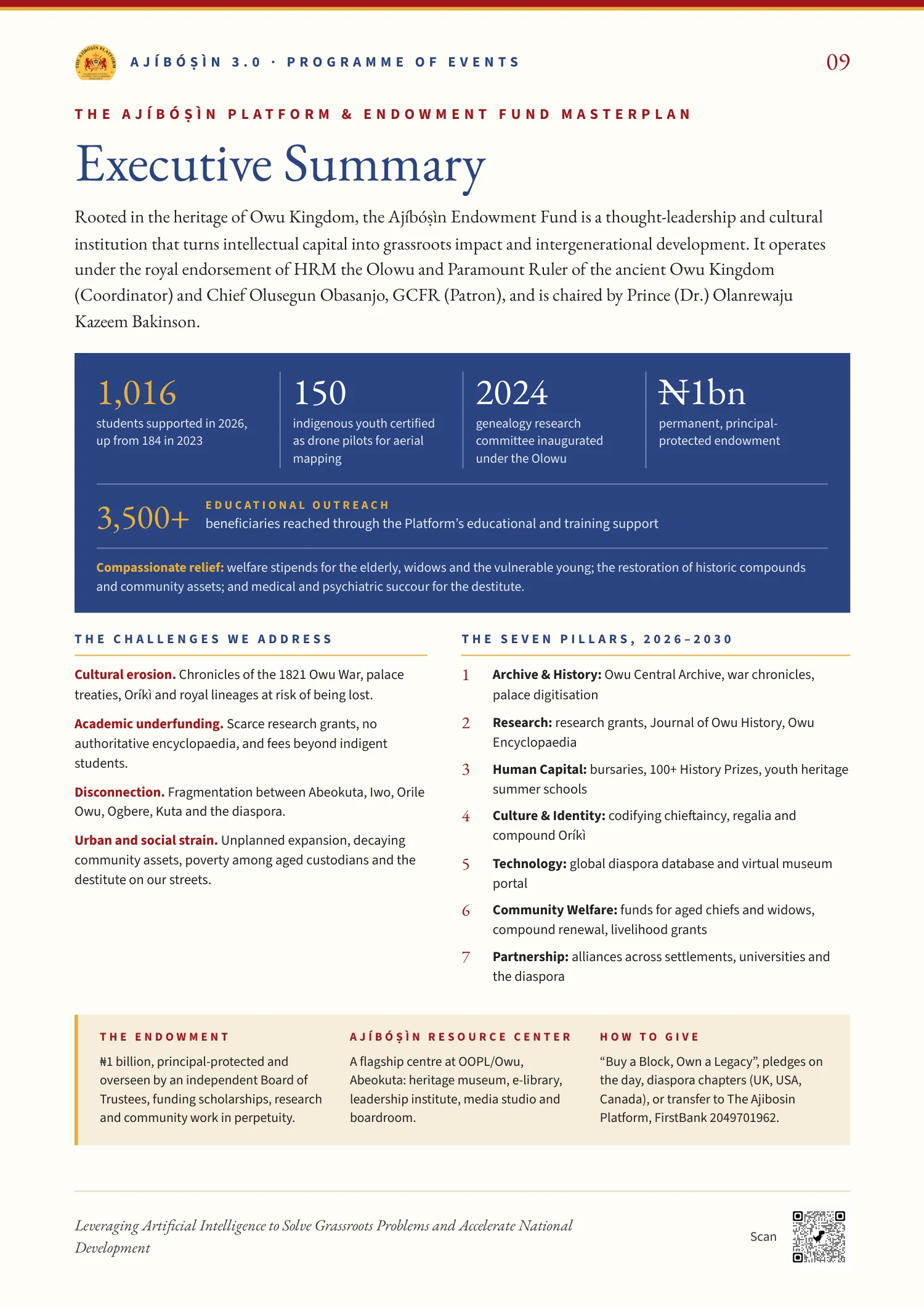 Programme brochure, page 9