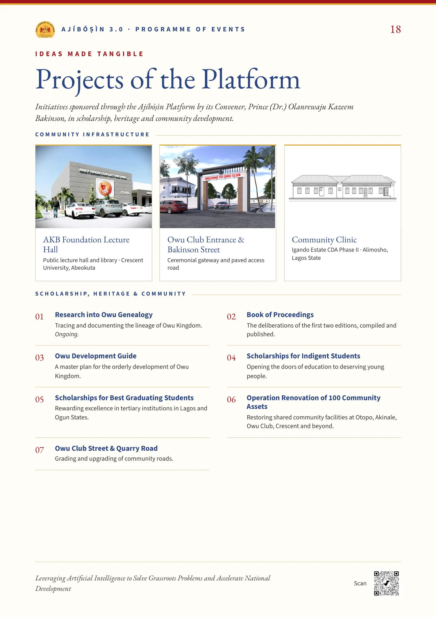 Programme brochure, page 18