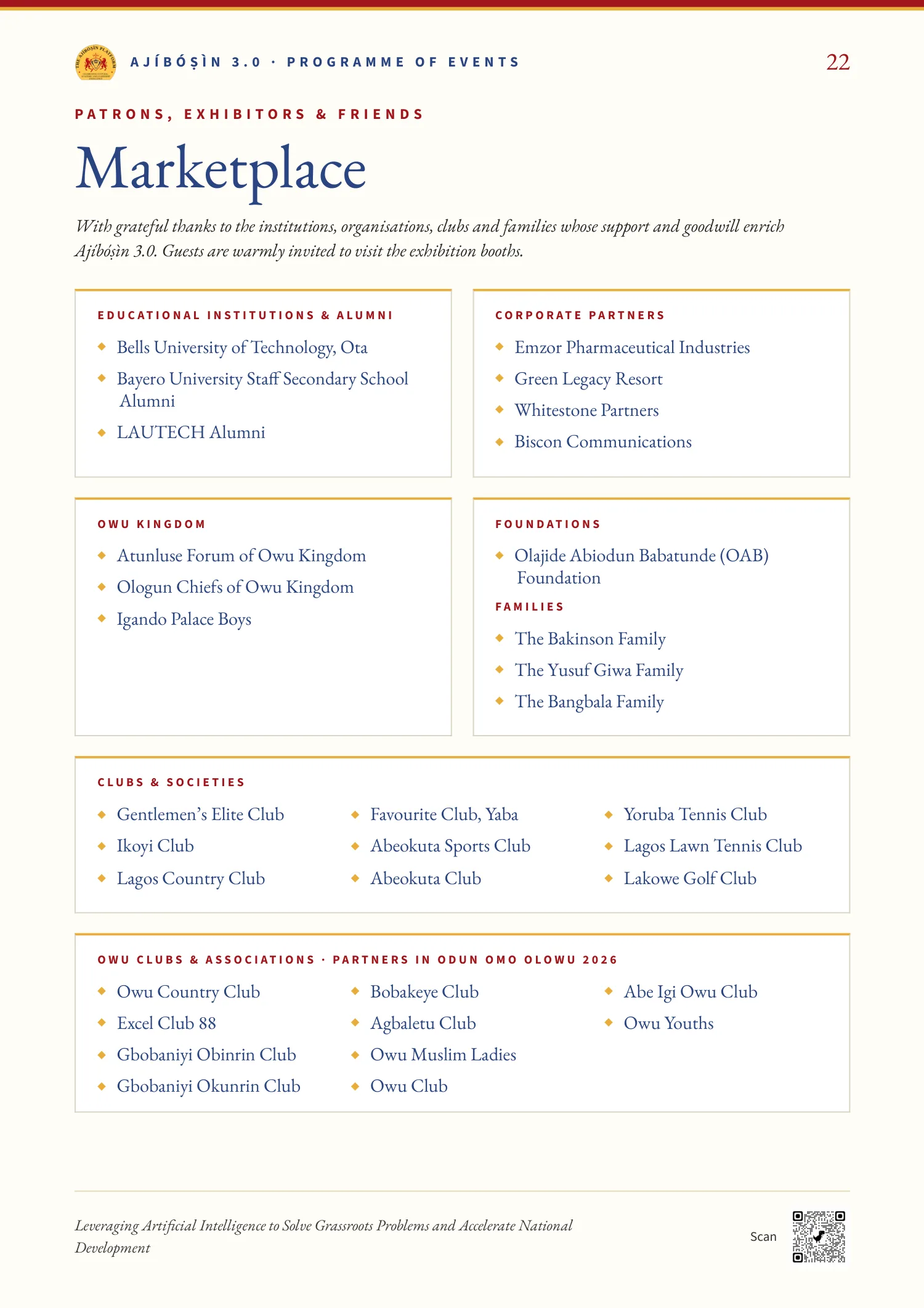 Programme brochure, page 22